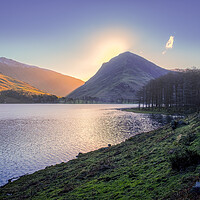 Buy canvas prints of Fleetwith Pike Sunrise, Buttermere by Tim Hill