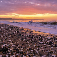Buy canvas prints of Beautiful Bridlington North Beach Sunrise by Tim Hill