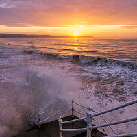 Buy canvas prints of North Sea Sunrise, Bridlington by Tim Hill
