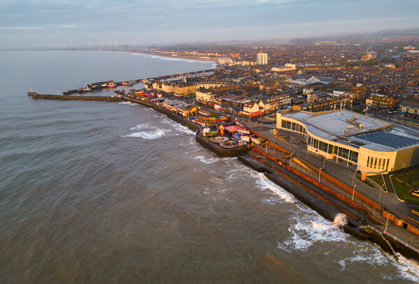 Bridlington Seafront from Above Picture Board by Tim Hill