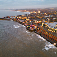 Buy canvas prints of Bridlington Seafront from Above by Tim Hill