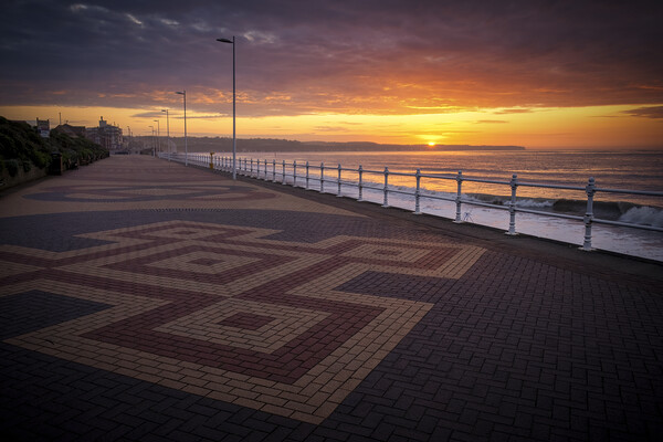 Bridlington Sunrise from Alexandra Promenade Picture Board by Tim Hill