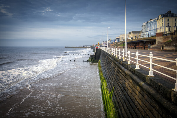 Moody Bridlington, Yorkshire Coast Picture Board by Tim Hill