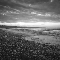 Buy canvas prints of Black and White Seascape, Bridlington Yorkshire by Tim Hill
