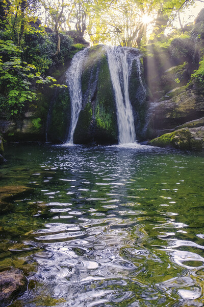 Janet's Foss: Yorkshire Dales Sunrise Picture Board by Tim Hill