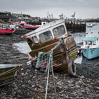 Buy canvas prints of Gritty Beauty: Paddy's Hole South Gare by Tim Hill