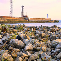 Buy canvas prints of South Gare Lighthouse: Gateway to the River Tees by Tim Hill