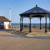 Buy canvas prints of Redcar Promenade Bandstand: Seaside memories by Tim Hill