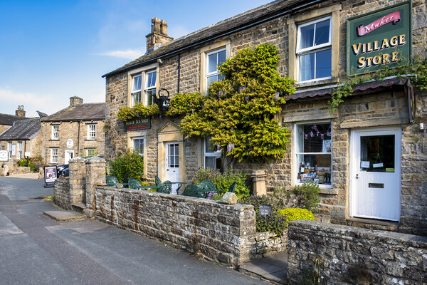 Muker Village Store: Yorkshire Dales in Summertime Picture Board by Tim Hill
