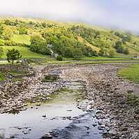 Buy canvas prints of Muker to Keld Walk: Swaledale Panoramic by Tim Hill