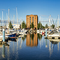 Buy canvas prints of Hull Marina in Summertime by Tim Hill