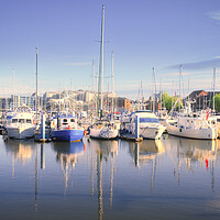 Buy canvas prints of Hull Marina to Murdoch's Connection by Tim Hill