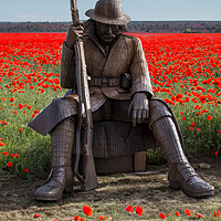 Buy canvas prints of Tommy World War 1 Soldier: Seaham by Tim Hill