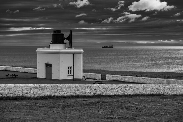 Souter Lighthouse Fog Horn Picture Board by Tim Hill