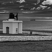 Buy canvas prints of Souter Lighthouse Fog Horn by Tim Hill