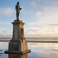 Buy canvas prints of Captain Cook Statue Whitby Dreams by Tim Hill