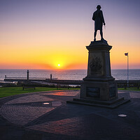 Buy canvas prints of Whitby Sunrise Silhouettes  by Tim Hill