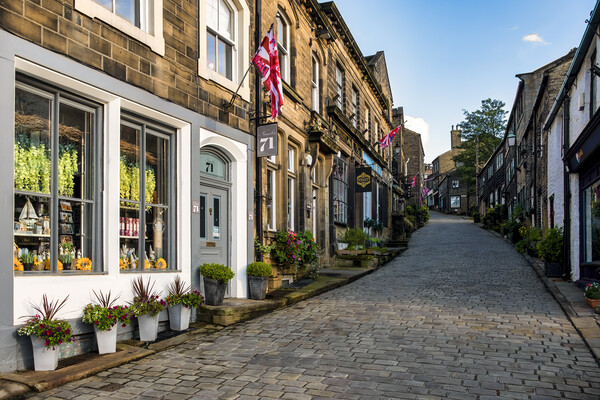 Haworth Main Street, West Yorkshire Picture Board by Tim Hill