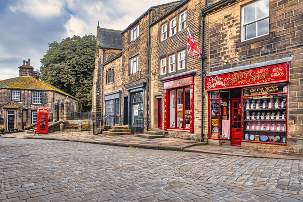 Haworth Sweet Shop West Yorkshire Picture Board by Tim Hill