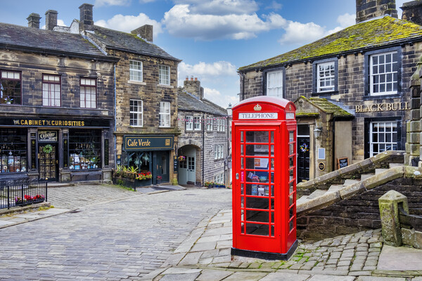 Haworth Main Street West Yorkshire Picture Board by Tim Hill