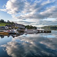 Buy canvas prints of Ambleside Waterfront Reflections: Lake Windermere by Tim Hill