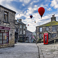 Buy canvas prints of Haworth Hot Air Balloon Festival by Tim Hill