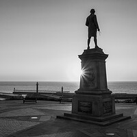 Buy canvas prints of Whitby Black and White by Tim Hill