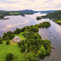 Buy canvas prints of Belle Isle Lake Windermere by Tim Hill