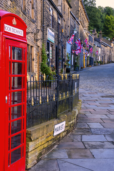 Haworth Main Street: Bronte Country Picture Board by Tim Hill