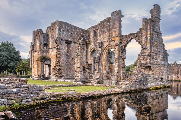 Easby Abbey Yorkshire Picture Board by Tim Hill