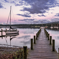 Buy canvas prints of Ambleside Boat Jetty Lake Windermere by Tim Hill