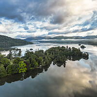 Buy canvas prints of Mist above Lake Windermere by Tim Hill
