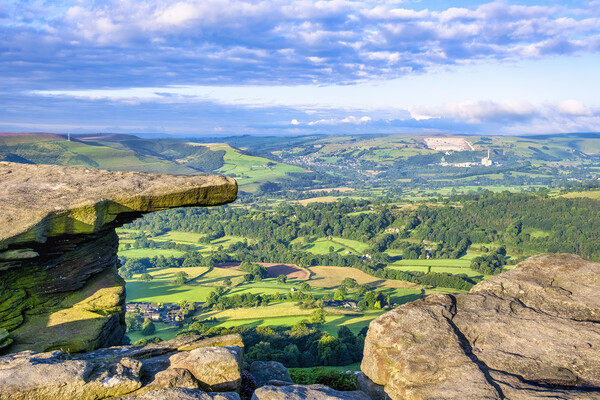 Bamford Edge Derbyshire Peak District Picture Board by Tim Hill