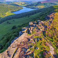 Buy canvas prints of Bamford Edge to Ladybower by Tim Hill