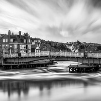 Buy canvas prints of Whitby Swing Bridge by Tim Hill