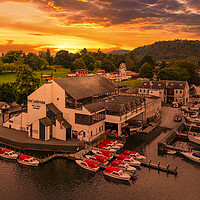 Buy canvas prints of Bowness Waterfront, Lake Windermere by Tim Hill