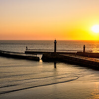Buy canvas prints of Whitby Sunrise by Tim Hill