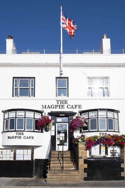 The Magpie Cafe Whitby Picture Board by Tim Hill