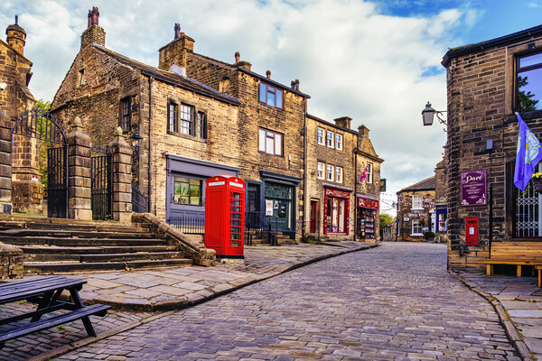 Haworth West Yorkshire: Bronte Country Picture Board by Tim Hill