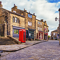 Buy canvas prints of Haworth West Yorkshire: Bronte Country by Tim Hill