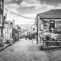Buy canvas prints of Haworth Black and White by Tim Hill