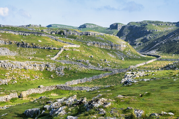 Malham Cove Landscape, Yorkshire Dales Picture Board by Tim Hill
