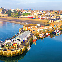 Buy canvas prints of Scarborough Fish Quay by Tim Hill