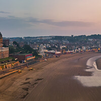 Buy canvas prints of Scarborough South Bay Panoramic by Tim Hill
