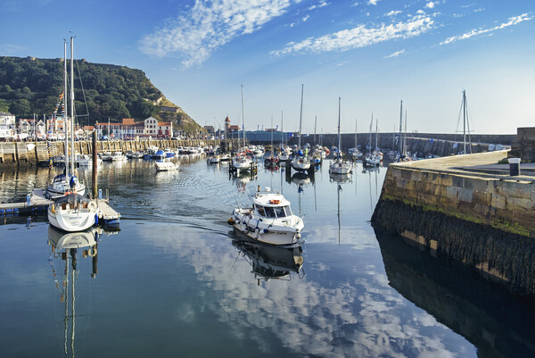 Scarborough Marina North Yorkshire Picture Board by Tim Hill