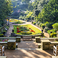 Buy canvas prints of Scarborough Italian Gardens by Tim Hill