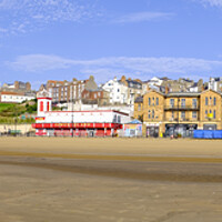 Buy canvas prints of Scarborough Seafront Panoramic by Tim Hill