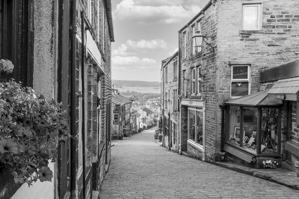 Haworth Main Street in Summertime Picture Board by Tim Hill