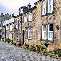 Buy canvas prints of Haworth Main Street, West Yorkshire by Tim Hill