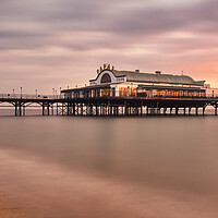 Buy canvas prints of Cleethorpes Pier Lincolnshire Sunrise by Tim Hill
